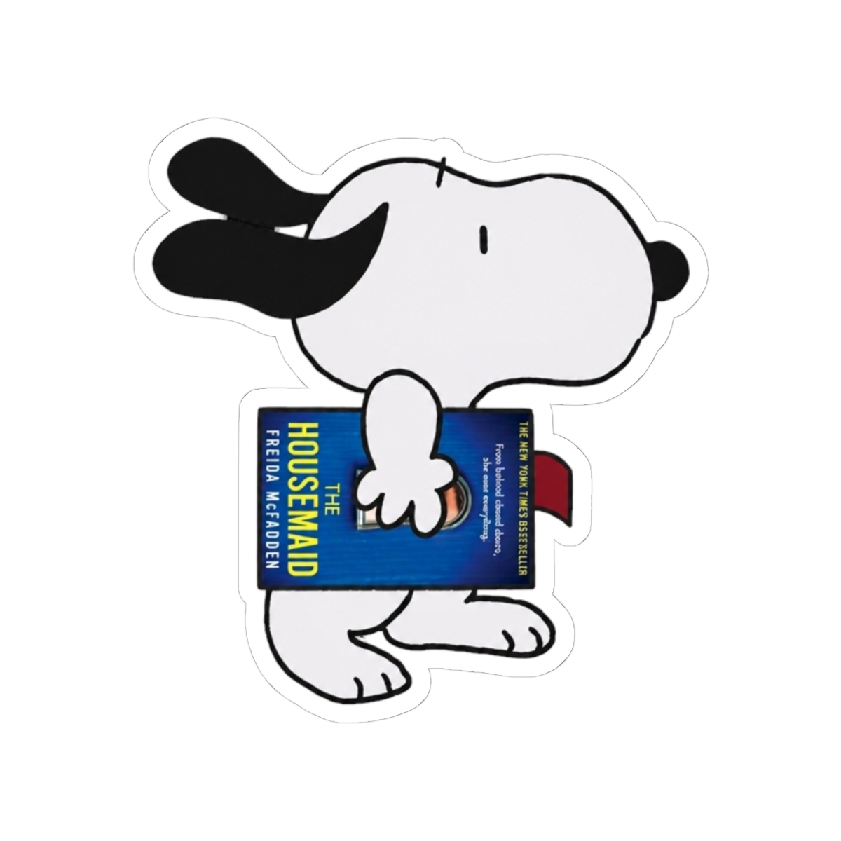 snoopy reading the housemaid | Freida McFadden - alternate angle 2, merchandise